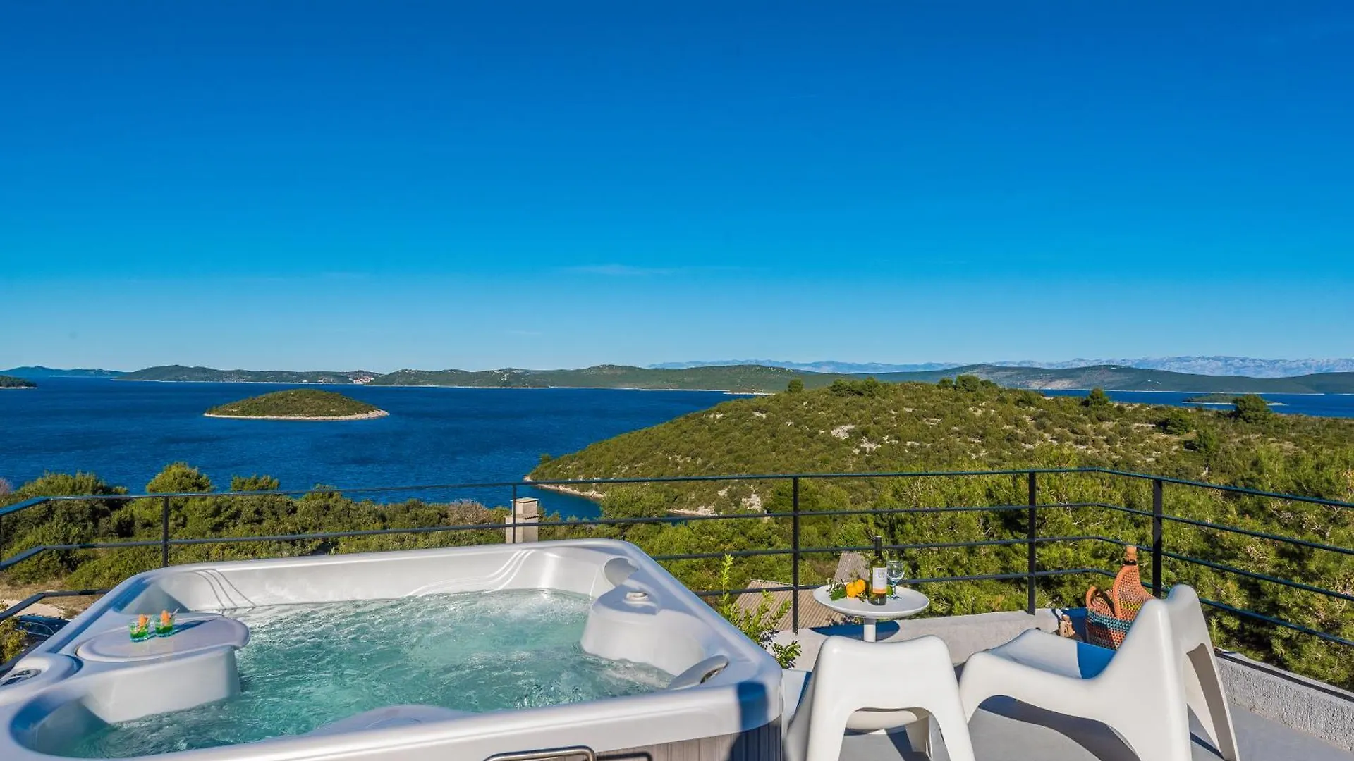 Dragove Luxury Sun House With Hot Tub And Sea View 빌라 크로아티아